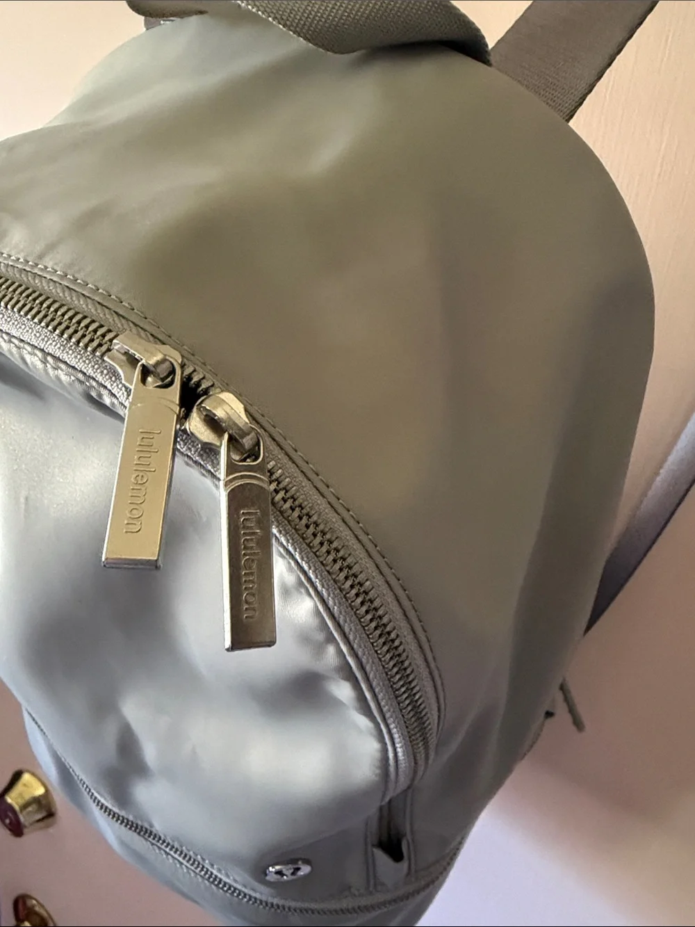 Lululemon City Adventurer  Light Gray Backpack